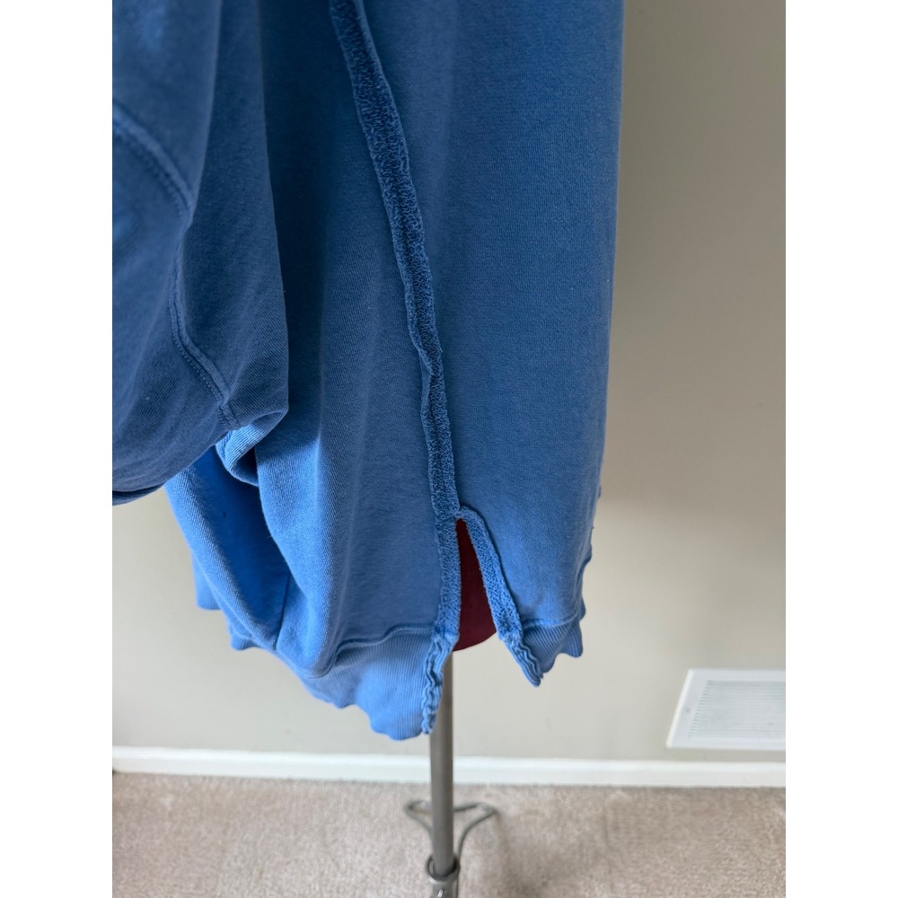 We The Free People Shirt Sweatshirt Pullover Camden Henley Blue Large - Picture 8 of 10